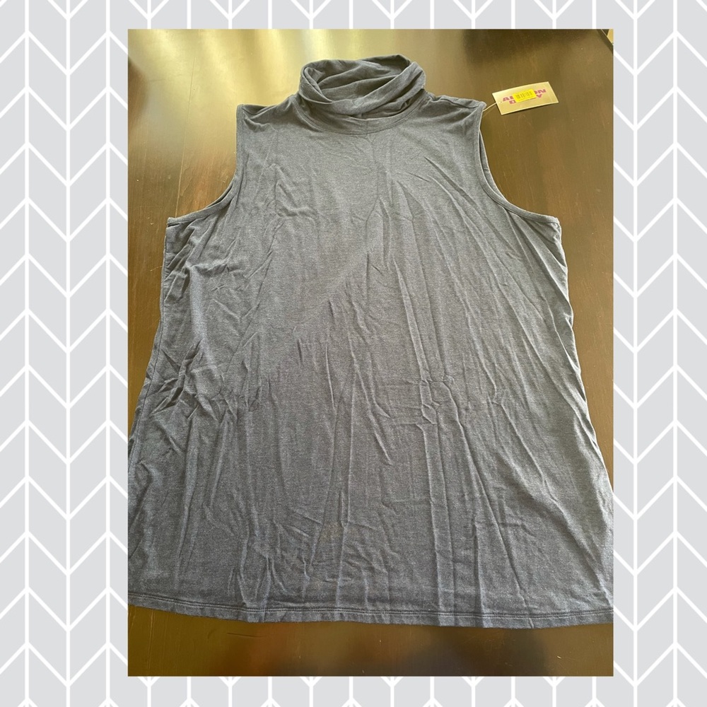 Blue Sleeveless Top